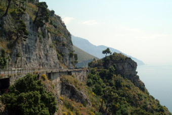 Costiera Amalfitana - Weg nach Positano