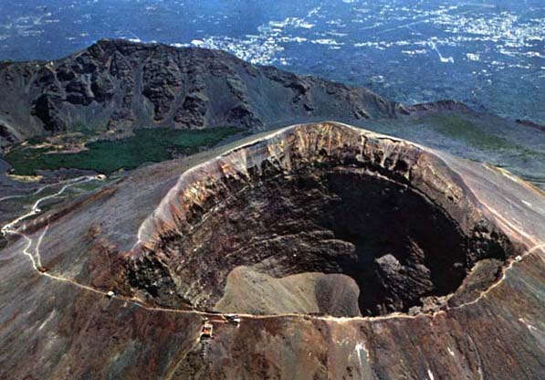 Der Vesuv-Krater heute