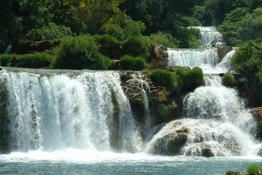 Krka-Wasserfall obere Stufe